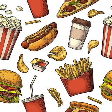 Dikişsiz desen lokanta.