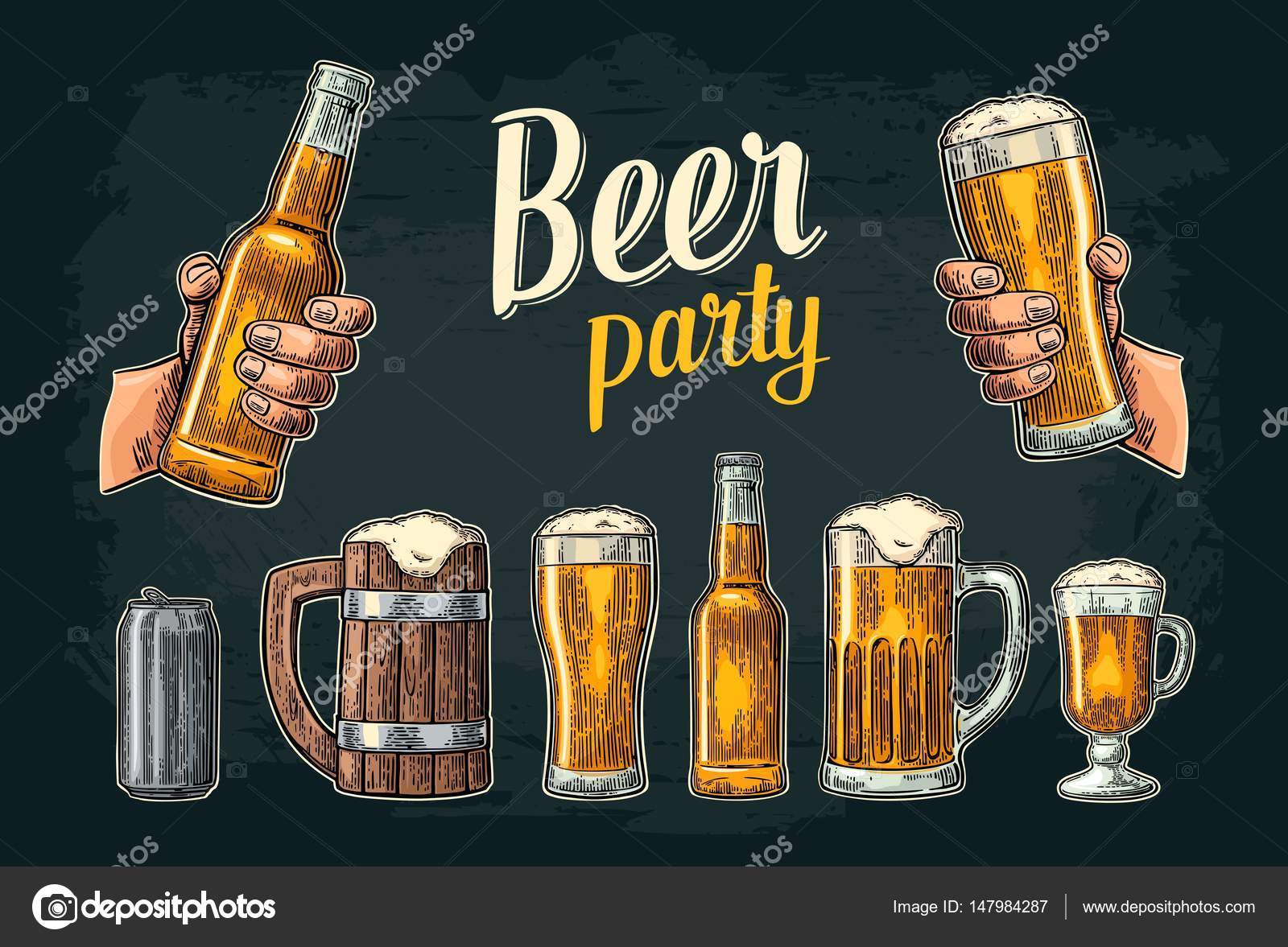 Download Á Beer Glasses Stock Illustrations Royalty Free Pilsner Glass Vectors Download On Depositphotos PSD Mockup Templates