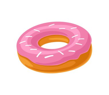 Çörek. Vektör renk çizilmiş vintage oyma el