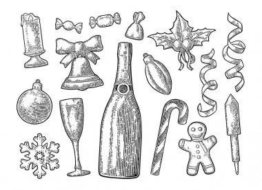 mutlu Noeller ve mutlu yeni yıl ayarla.