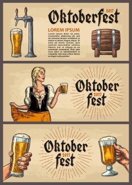 Bira musluk. Vintage vektör resmi web, poster, bira partisine davet için oyma.