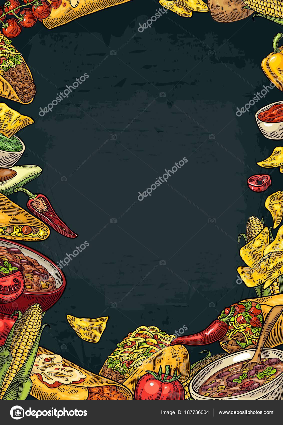 Mexican menu hi-res stock photography and images - Alamy