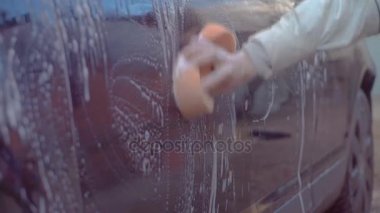 parlatma için köpük hazırlık el yıkama araba kullanma