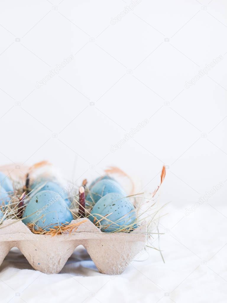 Easter blue eggs
