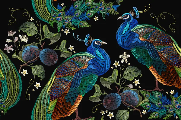 410 Embroidery Peacock Vectors Royalty Free Vector Embroidery Peacock Images Depositphotos