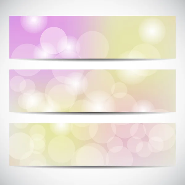 Modern abstract banner. Abstract blurred background. Vector illustration eps 10 — Stock Vector