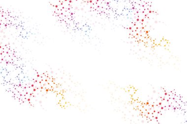 Yapı molekülü ve iletişim. DNA, atom, nöronlar. Tasarımınız için bilimsel bir kavram. Noktalarla birleştirilmiş çizgiler. Tıp, teknoloji, kimya, bilim geçmişi. Vektör illüstrasyonu.