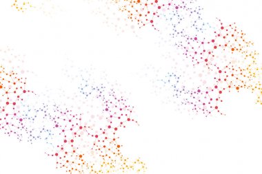 Yapı molekülü ve iletişim. DNA, atom, nöronlar. Tasarımınız için bilimsel bir kavram. Noktalarla birleştirilmiş çizgiler. Tıp, teknoloji, kimya, bilim geçmişi. Vektör illüstrasyonu.