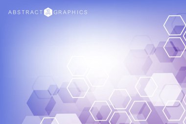 Bağlantılı çizgi ve noktalar ile geometrik arka plan. Yapısı molekül ve iletişim. Bilimsel kavram tasarımınız için. Tıp, teknoloji, bilim arka plan. Vektör çizim.