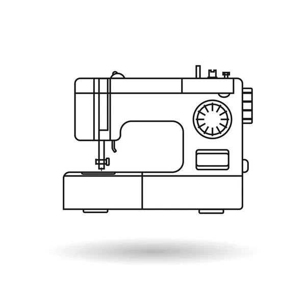 Line icon - sewing machine — Stock Vector