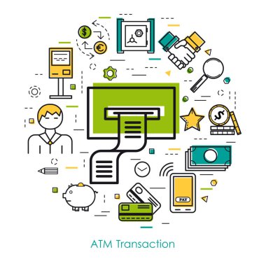 Sanat kavramı - banka güvenli hat