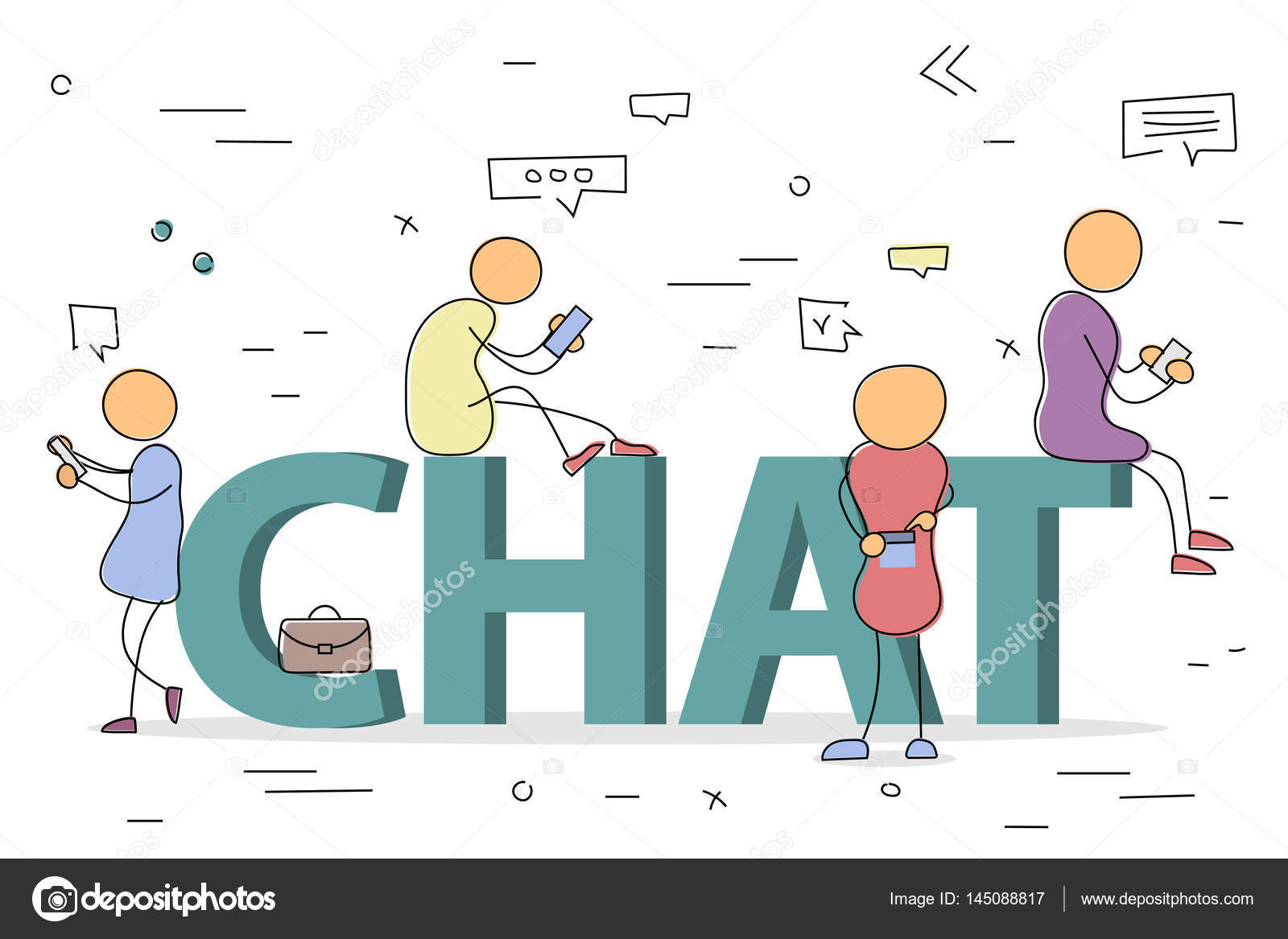 Men chat
