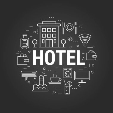 Otel konsepti siyah