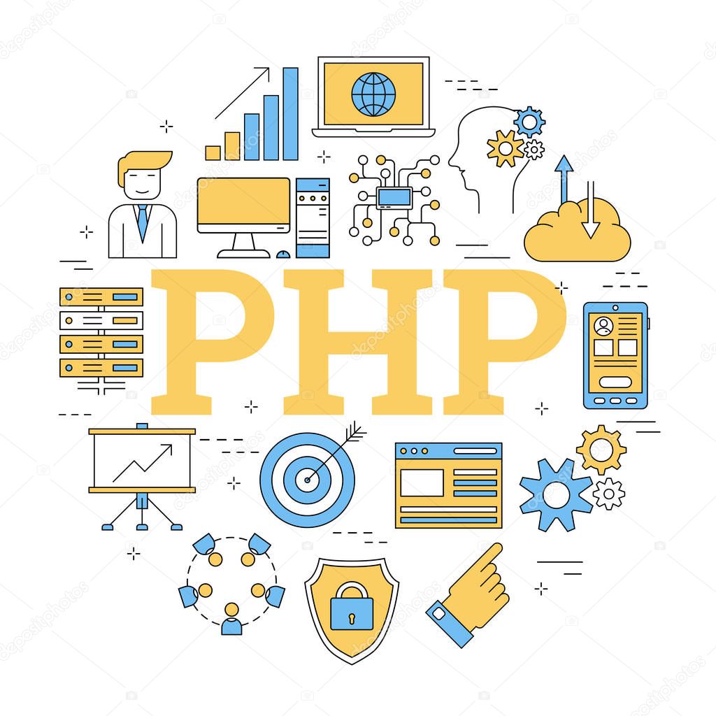 Round linear concept of PHP