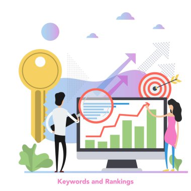 Square concept of keywords and rankings in flat
