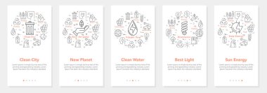 Vertical banners ecology and alternative energy sources - 09