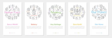 Dikey bayraklar ekoloji ve alternatif enerji kaynakları - 03