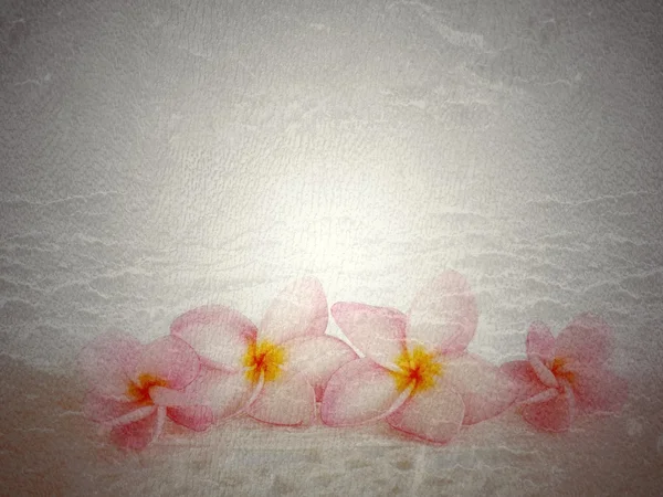 Красивый цветок на винтажном фоне — стоковое фото