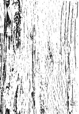 Ahşap doku. Grunge vektör arka plan. Sıkıntılı kaplaması. Siyah ve beyaz soyut yüzey.