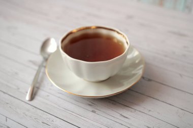 Masada bir fincan çay.