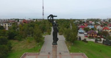 Heykel of Glory Görünümü Kapat ve zafer