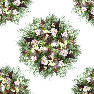 Stilize arka plan çiçek dikişsiz desen