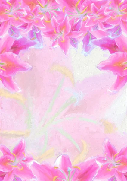 Güzel romantik çerçeve deseni