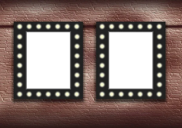 çift çerçeve / mock up 