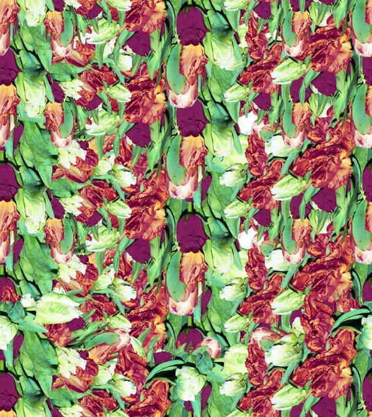 Çiçeklerle kusursuz desen 