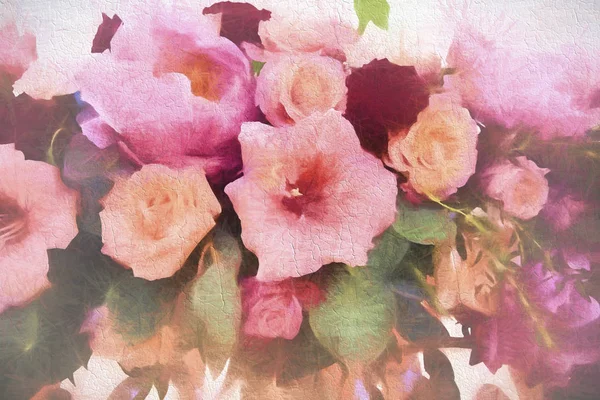 Arka plan için stilize buket