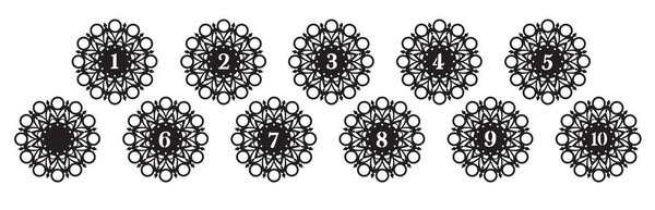 рождественские снежинки с фигурами
