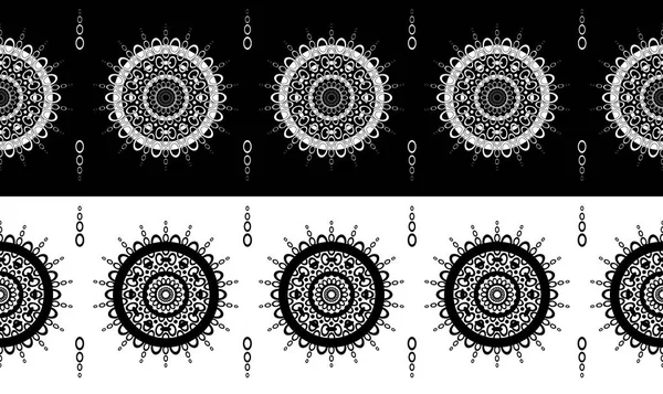 Dekoratif yuvarlak dairesel desen 