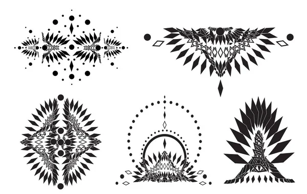 Dekoratif yuvarlak dairesel desen 