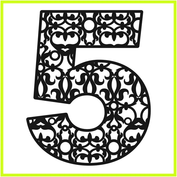 Beş numaralı vektör lazer kesim