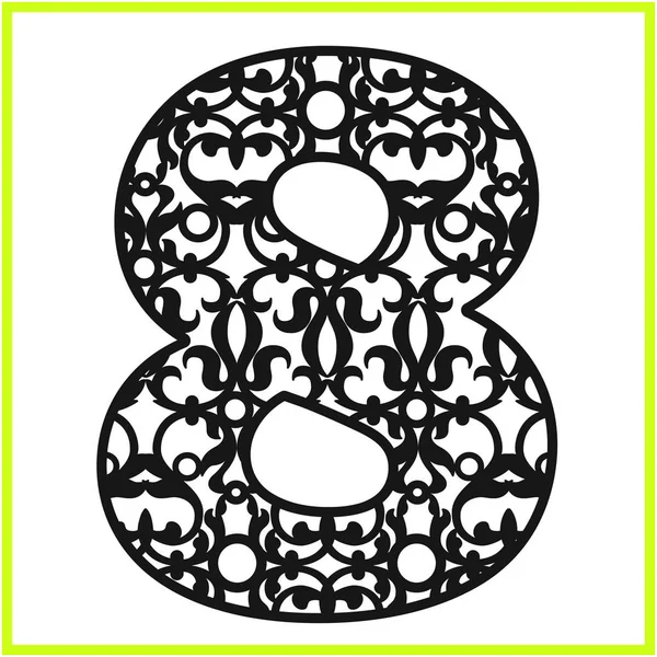 Vektör sayısı sekiz lazer kesim