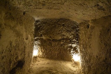 Noushabad ve antik yeraltı şehri, Aran va Bidol, Kaşan, Esfahan, Iran, 23 Mart 2017 olarak kabul edilir eski mimarisinin başyapıtlarından.