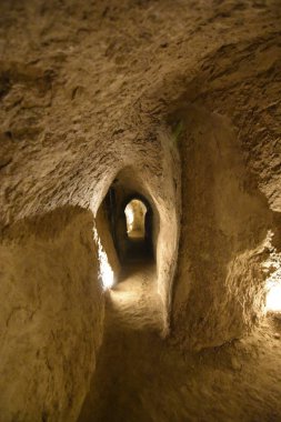 Noushabad ve antik yeraltı şehri, Aran va Bidol, Kaşan, Esfahan, Iran, 23 Mart 2017 olarak kabul edilir eski mimarisinin başyapıtlarından.