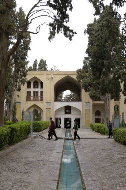 Fin, Kaşan,: Esfahan, Iran, 23 Mart 2017 bir tarihsel Farsça bahçesidir. Kaşan'ın Fin hamamı, Amir Kabir, Qajarid Sayın Başbakan, 1852 yılında Kral Nasereddin Şah tarafından gönderilen bir suikastçı tarafından öldürüldüğü yerden içerir