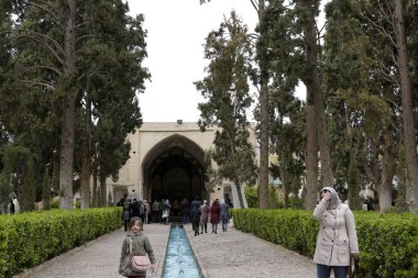 Fin, Kaşan,: Esfahan, Iran, 23 Mart 2017 bir tarihsel Farsça bahçesidir. Kaşan'ın Fin hamamı, Amir Kabir, Qajarid Sayın Başbakan, 1852 yılında Kral Nasereddin Şah tarafından gönderilen bir suikastçı tarafından öldürüldüğü yerden içerir