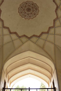 Fin, Kaşan,: Esfahan, Iran, 23 Mart 2017 bir tarihsel Farsça bahçesidir. Kaşan'ın Fin hamamı, Amir Kabir, Qajarid Sayın Başbakan, 1852 yılında Kral Nasereddin Şah tarafından gönderilen bir suikastçı tarafından öldürüldüğü yerden içerir