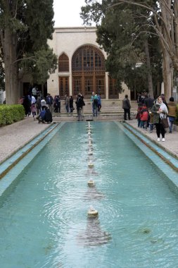 Fin, Kaşan,: Esfahan, Iran, 23 Mart 2017 bir tarihsel Farsça bahçesidir. Kaşan'ın Fin hamamı, Amir Kabir, Qajarid Sayın Başbakan, 1852 yılında Kral Nasereddin Şah tarafından gönderilen bir suikastçı tarafından öldürüldüğü yerden içerir