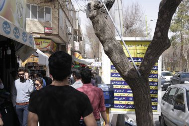 Farsça yeni yıl, kiraz veya nowrooz şahin'e Shahr, İsfahan, İran'ın görüldüğü haft