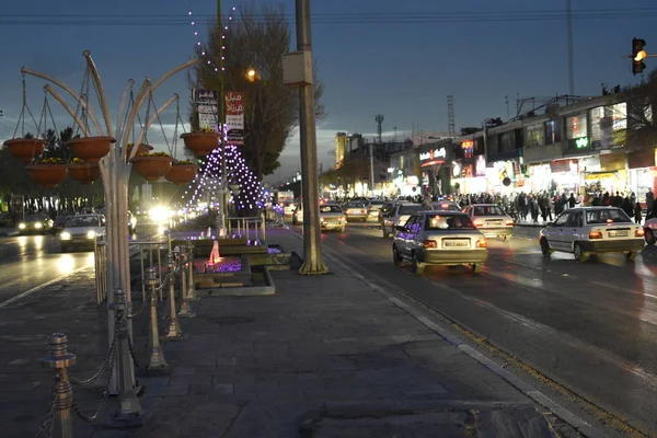 Eje visto en persa año nuevo, norooz o nowrooz en Shahin Shahr, Esfahán, Irán — Foto de Stock