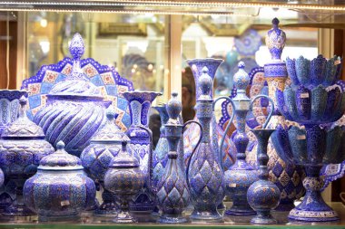 Esfahan, Isfahan Kapalıçarşı, Nakş-ı Cihan Meydanı, esfahan, Iran yapılan el sanatları