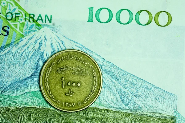 Закри Іранський банкнота і валюти, Rials, Ісламська Республіка Іран — стокове фото