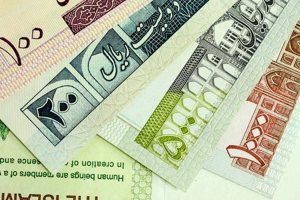 Nahaufnahme iranische Banknote und Währung, Rials, Islamische Republik Iran — Stockfoto