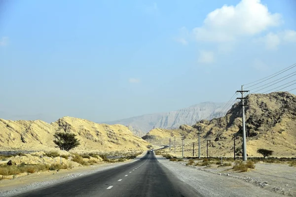 Yol Jais dağlara, Jebel Jais, Ras Al Khaimah, Birleşik Arap 