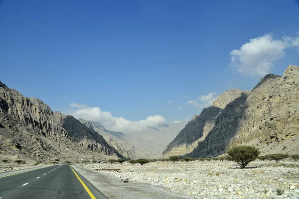 Yol Jais dağlara, Jebel Jais, Ras Al Khaimah, Birleşik Arap 