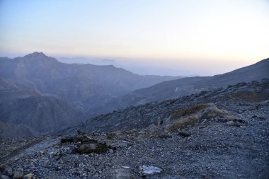 Yol Jais dağlara, Jebel Jais, Ras Al Khaimah, Birleşik Arap 