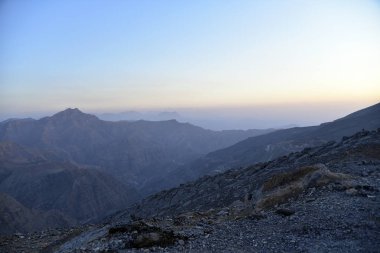 Yol Jais dağlara, Jebel Jais, Ras Al Khaimah, Birleşik Arap 
